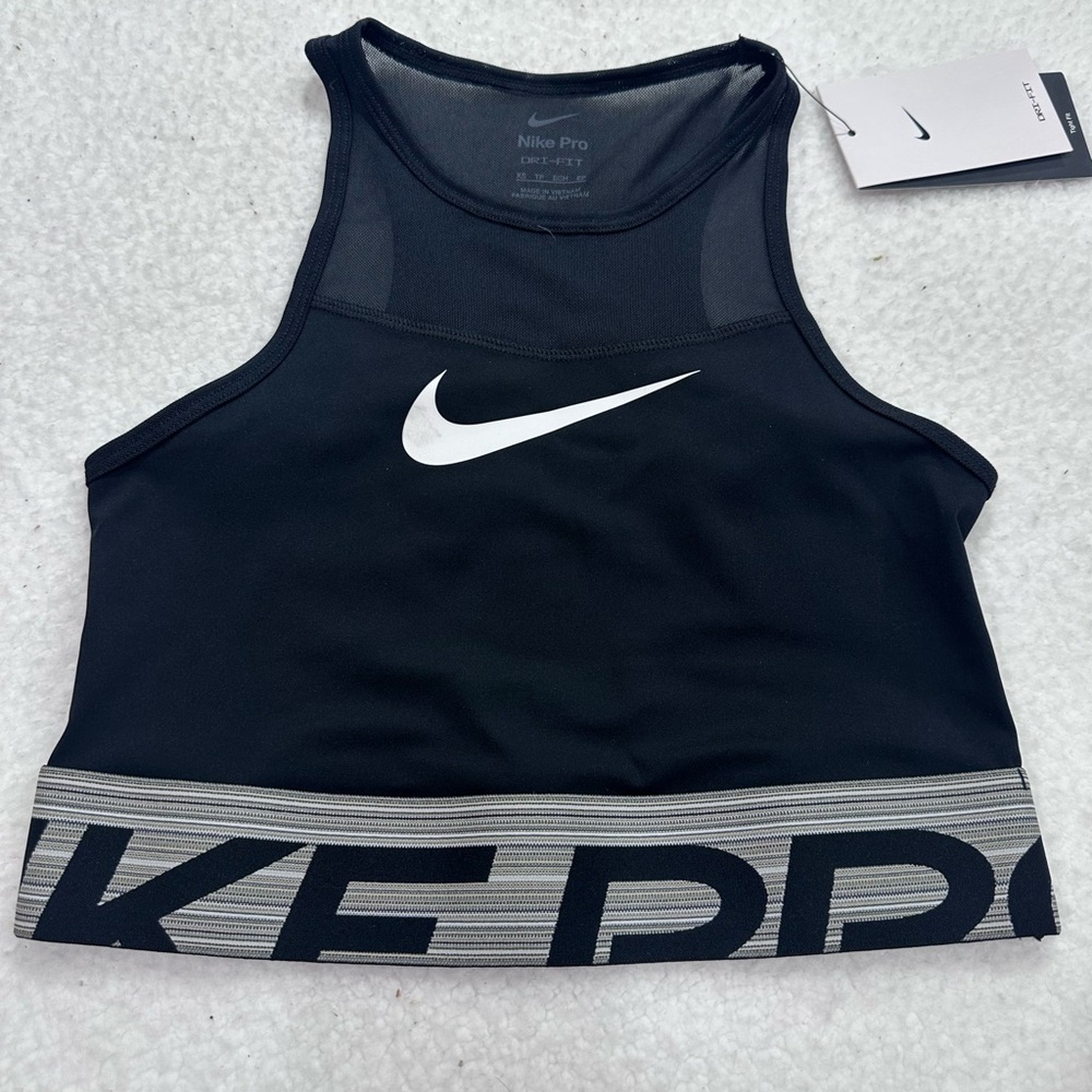 Nike Black Crop Top/Sports Bra